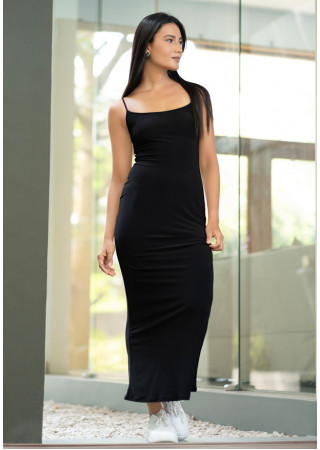 VANESSA BLACK STRAP DRESS